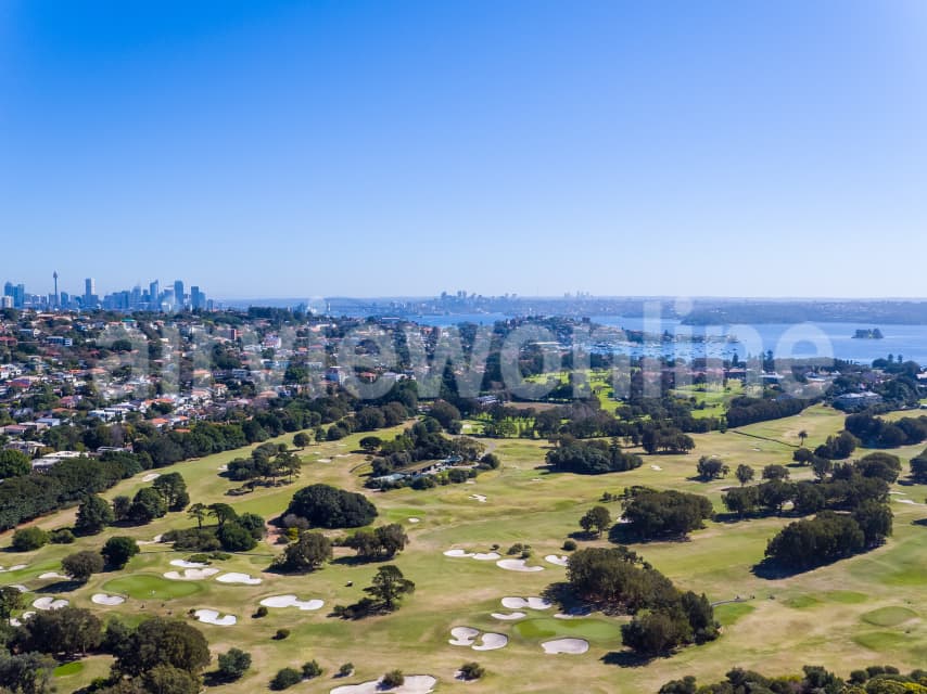Aerial Image of Golf Course Rose Bay