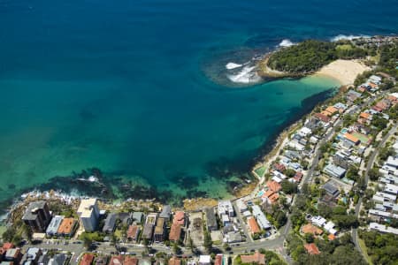 Aerial Image of SHELLY BEACH, MANLY