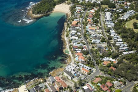 Aerial Image of SHELLY BEACH, MANLY