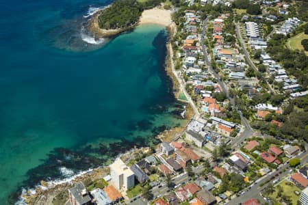 Aerial Image of SHELLY BEACH, MANLY