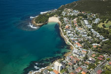 Aerial Image of SHELLY BEACH, MANLY