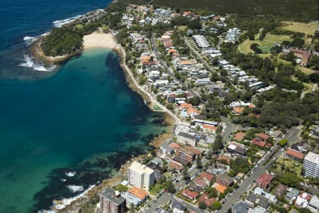 Aerial Image of SHELLY BEACH, MANLY