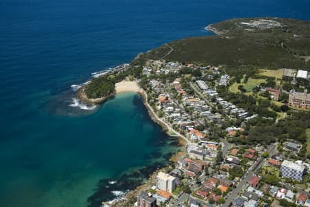 Aerial Image of SHELLY BEACH, MANLY