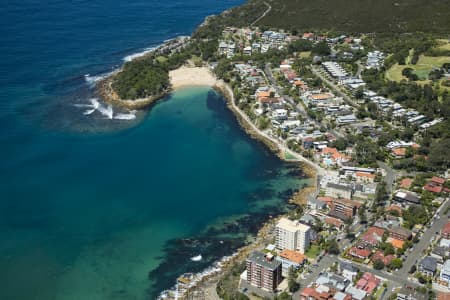Aerial Image of SHELLY BEACH, MANLY