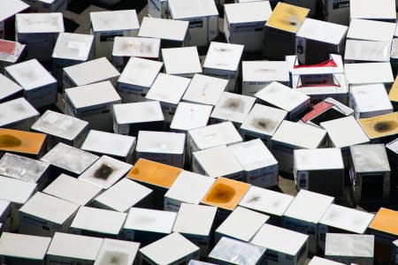 Aerial Image of BAGGAGE CARTS AT MASCOT