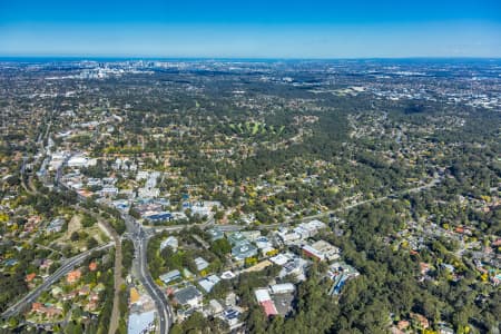 Aerial Image of PYMBLE