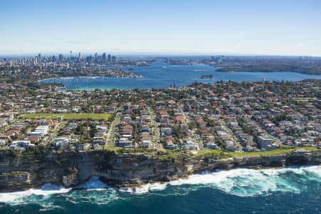 Aerial Image of NORTH BONDI TO VAUCLUE INCLUDING DOVER HEIGHTS