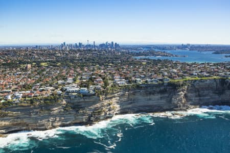 Aerial Image of NORTH BONDI TO VAUCLUE INCLUDING DOVER HEIGHTS