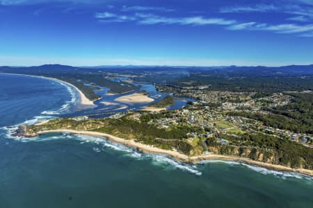 Aerial Image of NAMBUCCA HEADS