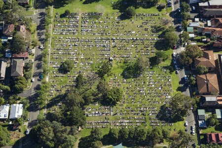 Aerial Image of MANLY CEMETERY