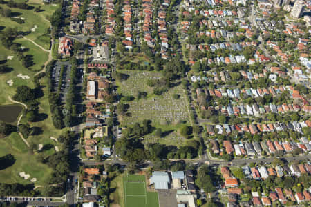 Aerial Image of MANLY CEMETERY