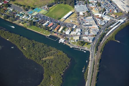 Aerial Image of FISHERMEN\'S WHARF, WOY WOY