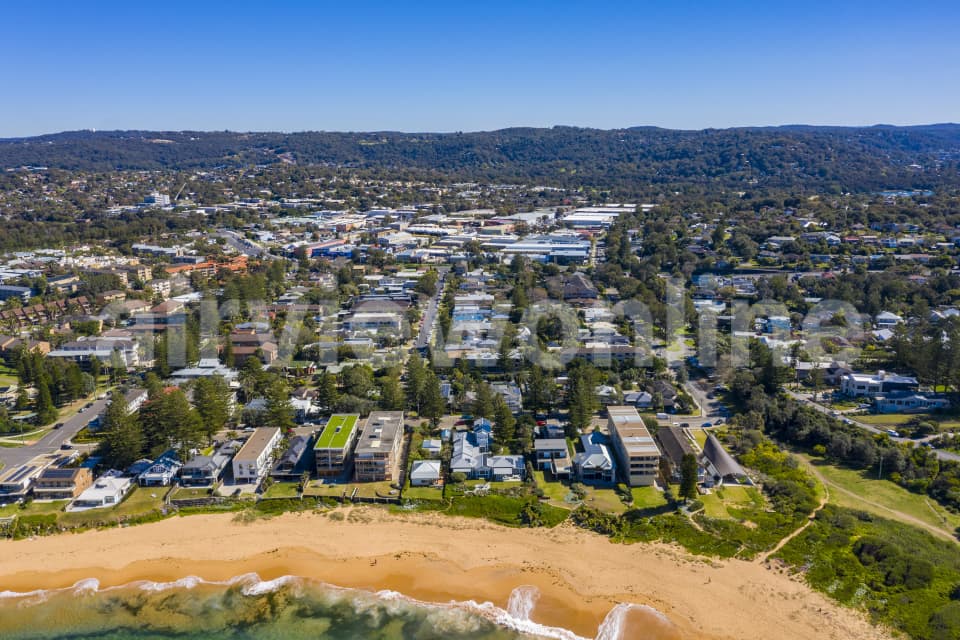 Aerial Image of Mona Vale Beach