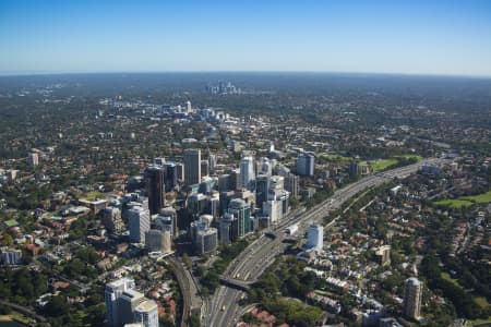 Aerial Image of NORTH SYDNEY TO CHATSWOOD