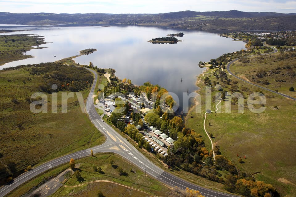 Aerial Image of Jindabyne Holiday Park