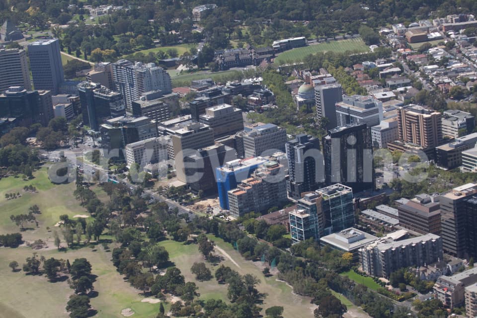 Aerial Image of St Kilda Road