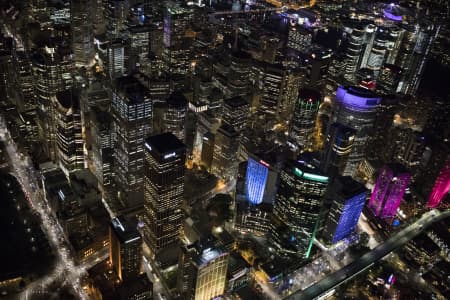 Aerial Image of SYDNEY CBD VIVID