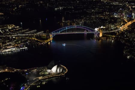 Aerial Image of SYDNEY OPERA HOUSE VIVID