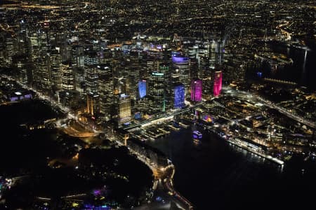Aerial Image of SYDNEY OPERA HOUSE VIVID