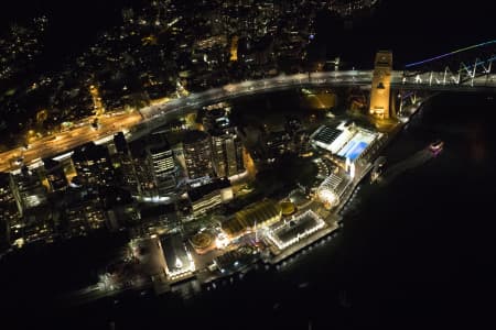 Aerial Image of LUNA PARK VIVID NIGHT SHOOT