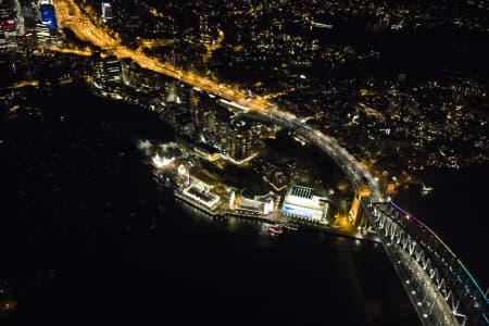 Aerial Image of LUNA PARK VIVID NIGHT SHOOT
