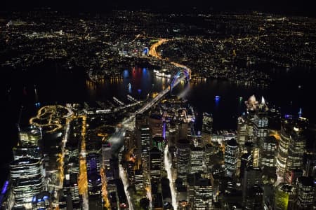 Aerial Image of SYDNEY CBD VIVID