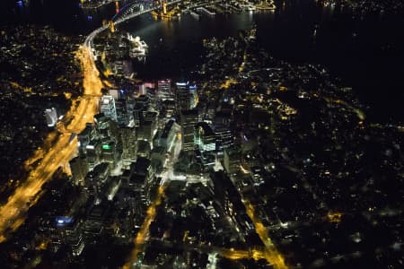 Aerial Image of NORTH SYDNEY VIVID NIGHT SHOOT