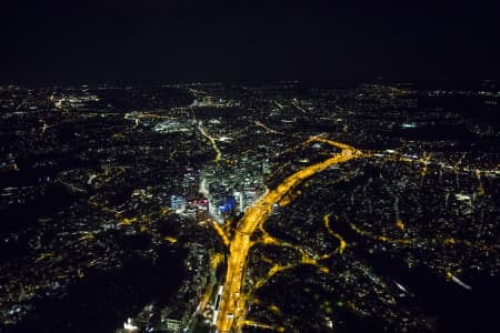 Aerial Image of NORTH SYDNEY VIVID NIGHT SHOOT