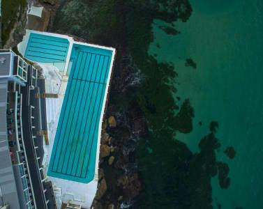 Aerial Image of ICEBERGS POOL BONDI
