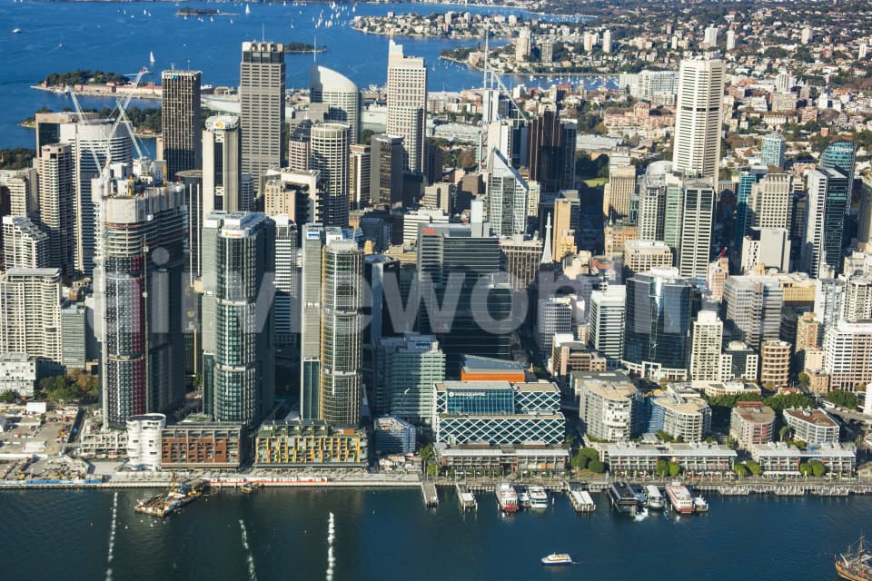 Aerial Image of Barangaroo & King Street Wharf