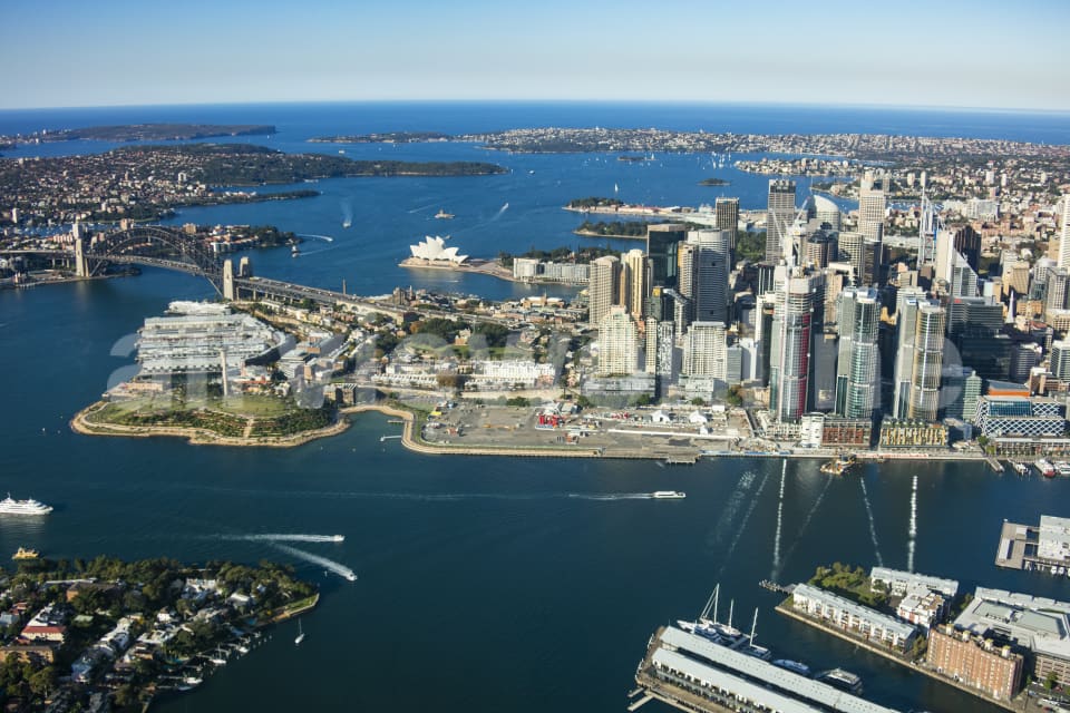 Aerial Image of Barangaroo & King Street Wharf
