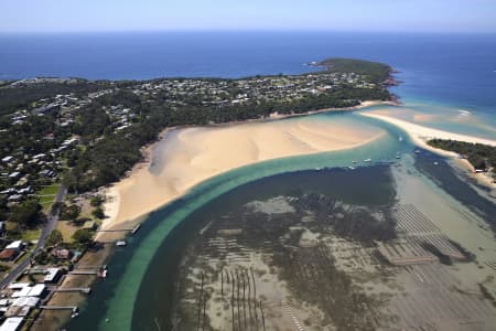 Aerial Image of TURA BEACH - MERIMBULA