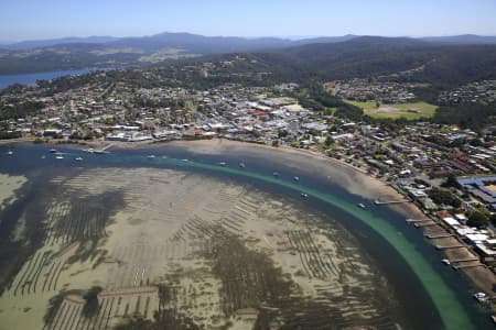 Aerial Image of TURA BEACH - MERIMBULA