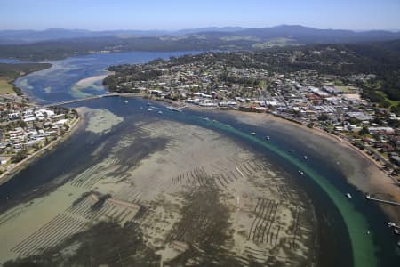 Aerial Image of TURA BEACH - MERIMBULA