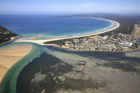 Aerial Image of TURA BEACH - MERIMBULA