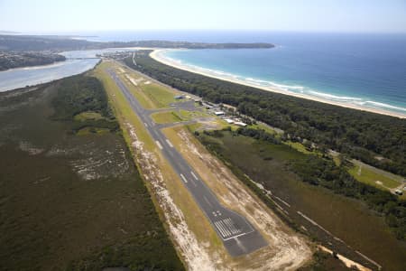 Aerial Image of MEIMBULA AIRPORT