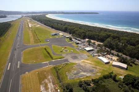 Aerial Image of MEIMBULA AIRPORT