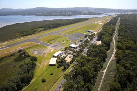 Aerial Image of MEIMBULA AIRPORT