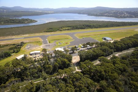 Aerial Image of MEIMBULA AIRPORT