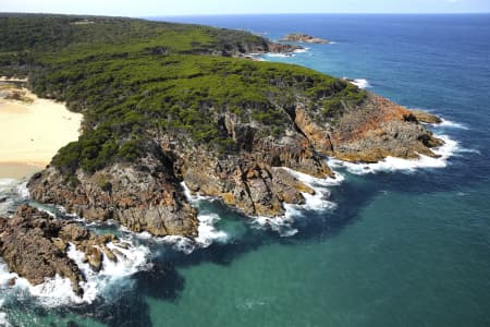 Aerial Image of BOURNDA NATIONAL PARK COASTLINE