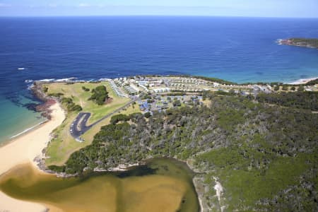 Aerial Image of TURA BEACH - MERIMBULA