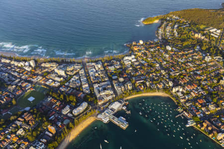 Aerial Image of MANLY DUSK