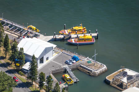 Aerial Image of NEWCASTLE HARBOUR