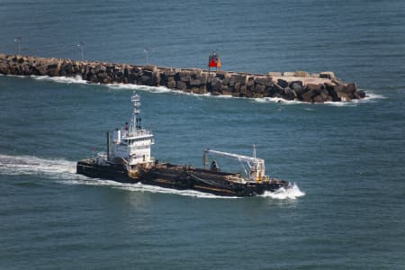 Aerial Image of SHIP AT NEWCASTLE