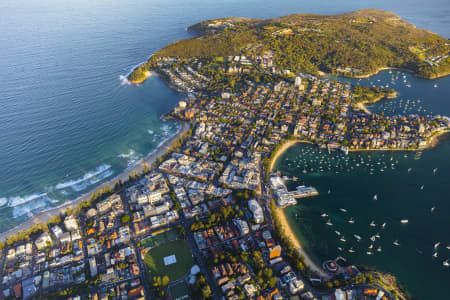 Aerial Image of MANLY DUSK