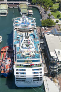 Aerial Image of CRUISE SHIP CIRCULAR QUAY