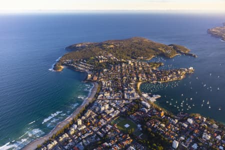 Aerial Image of MANLY DUSK