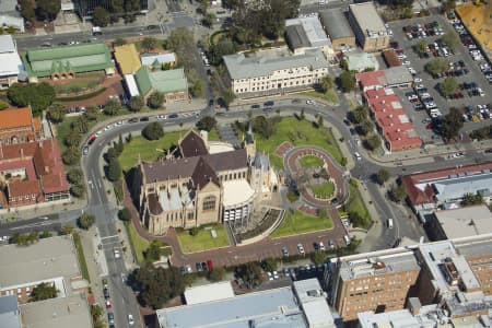 Aerial Image of ST MARY\'S CATHERDRAL PERTH AND SURROUNDS