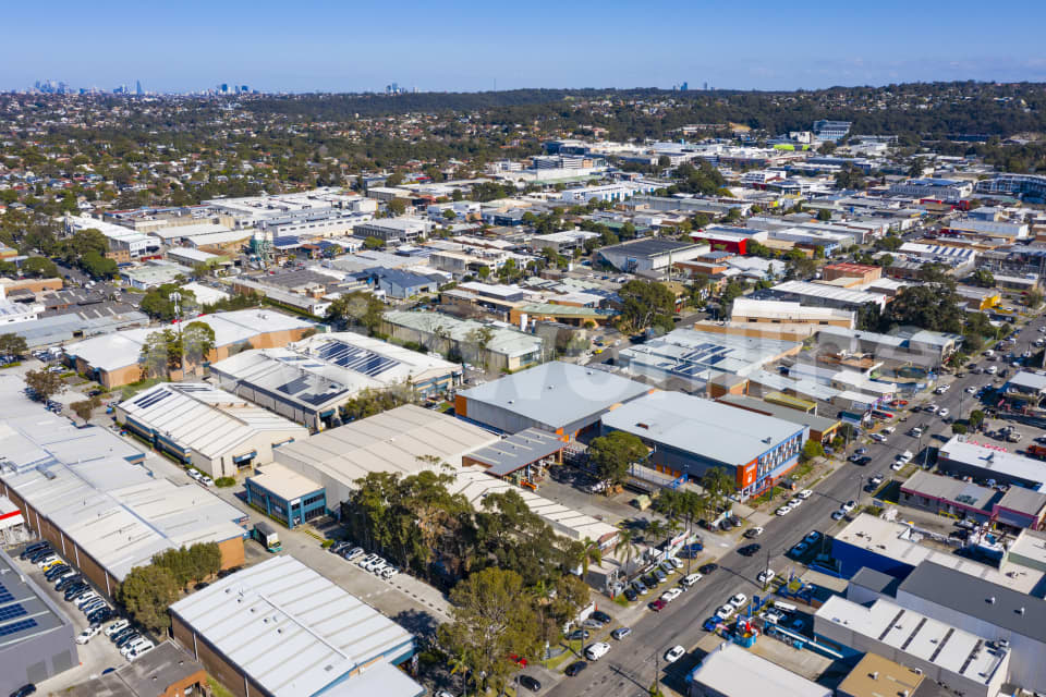 Aerial Image of Brookvale Factories