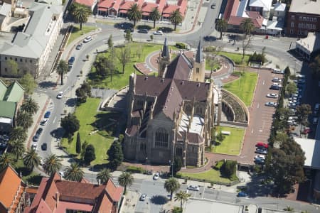 Aerial Image of ST MARY\'S CATHERDRAL PERTH AND SURROUNDS